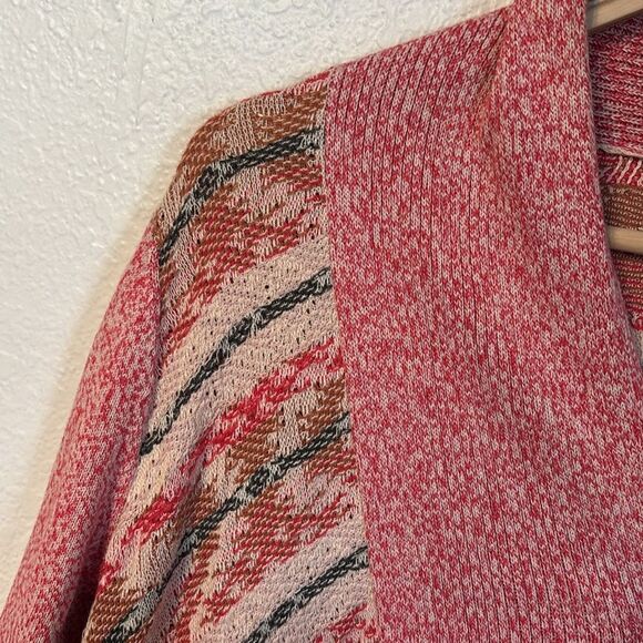 Lucky Brand Southwest Pattern Swing Waterfall Cardigan Small - Picture 4 of 5